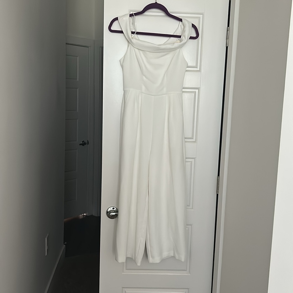 BCBG White Jumpsuit